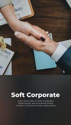 Soft Corporate - Clean Presentation - Vertical Dark Theme theme video