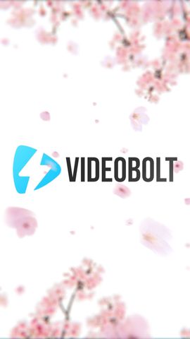 Sakura Blossom Logo Reveal - Vertical - Original - Poster image