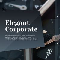Elegant Corporate - Clean Presentation - Square Original theme video