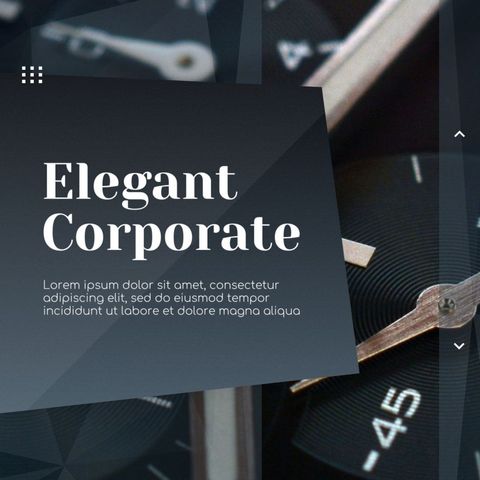 Elegant Corporate - Clean Presentation - Square - Original - Poster image