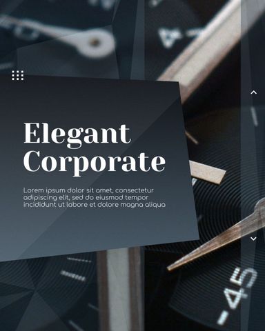 Elegant Corporate - Clean Presentation - Post - Original - Poster image