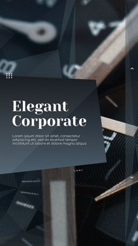 Elegant Corporate - Clean Presentation - Vertical - Original - Poster image