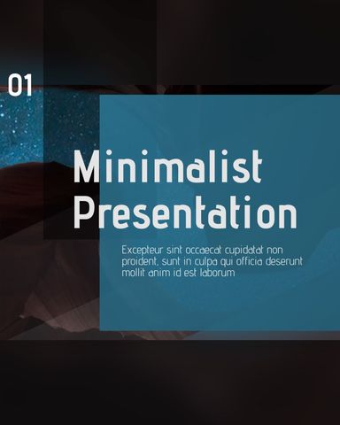 Minimalist & Clean Presentation - Post - Original - Poster image