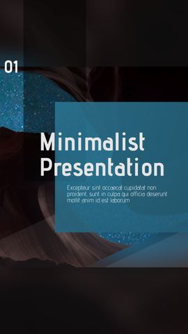 Minimalist & Clean Presentation - Vertical - Original - Poster image