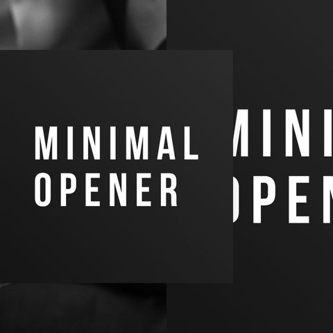 Minimal Opener Promo - Square - Original - Poster image