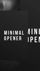 Minimal Opener Promo - Vertical Original theme video