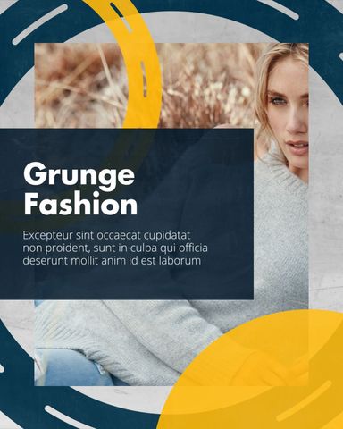 Grunge Fashion - Promo - Post - Default - Poster image