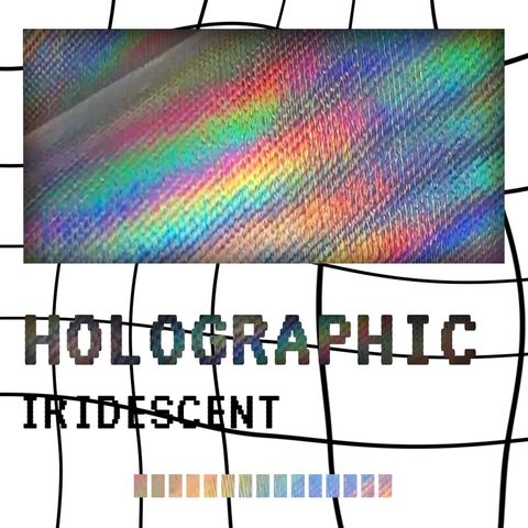 Iridescent Holographic Post 4 - Original - Poster image