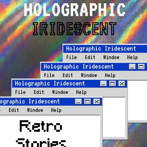 Iridescent Holographic Post 5 - Original - Poster image