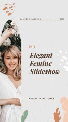Elegant Femine Presentation - Vertical - Original - Poster image