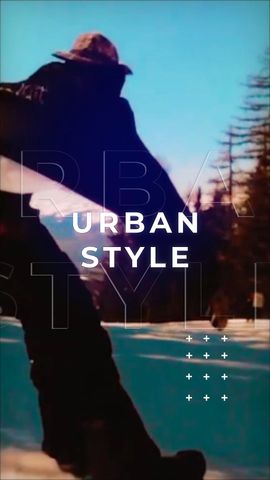 Trendy Urban Style - Vertical - New Theme - Poster image