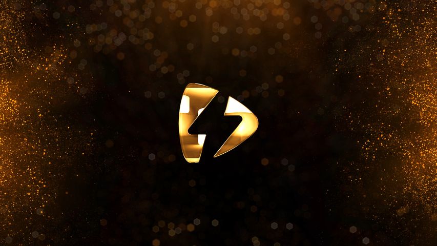 Gold Logo Reveal - Original - Poster image