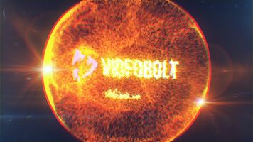Particle Fireball Logo Original theme video