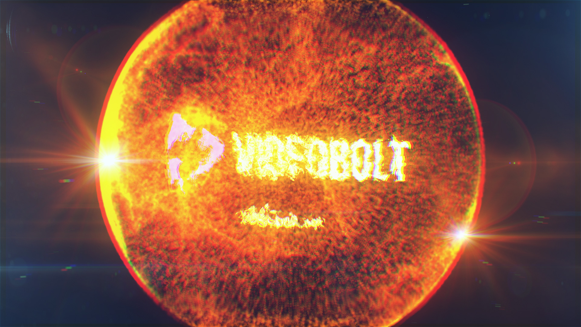Particle Fireball Logo - Energetic Reveal
