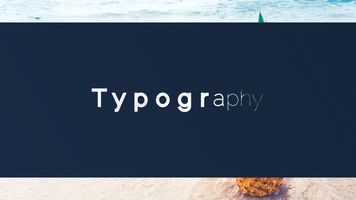 Stomp Typography - Horizontal Original theme video