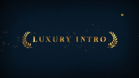 Luxury Golden Titles Original theme video