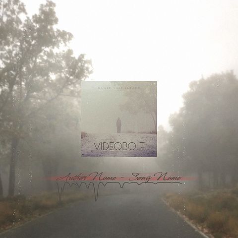 Misty Road Visualizer - Square - Original - Poster image