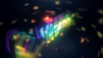 Colorful Twirly Lines Logo Reveal Original theme video