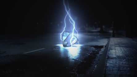 Electricity Lightning Logo Intro Default theme video
