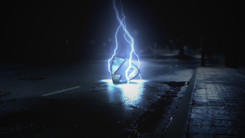 Electricity Lightning Logo Intro - Default - Poster image