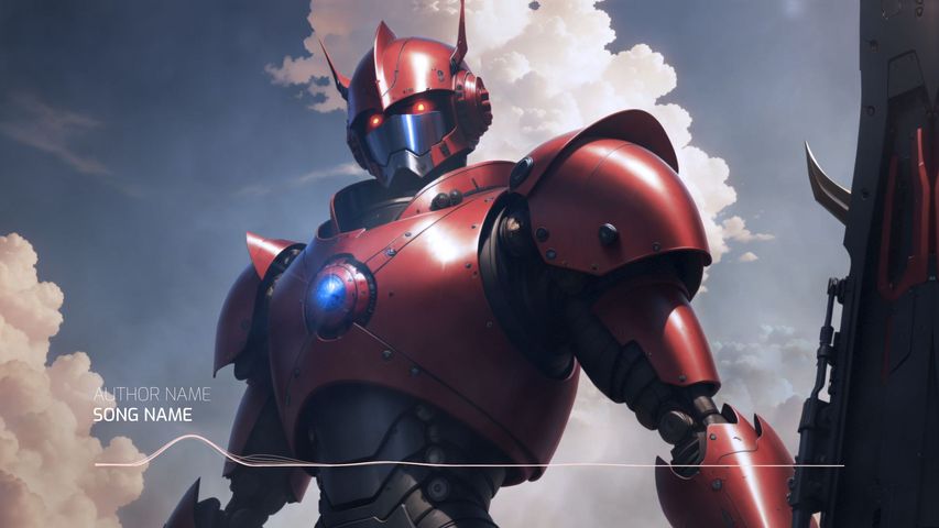 Robot Warrior Visualizer - Theme 2 - Poster image