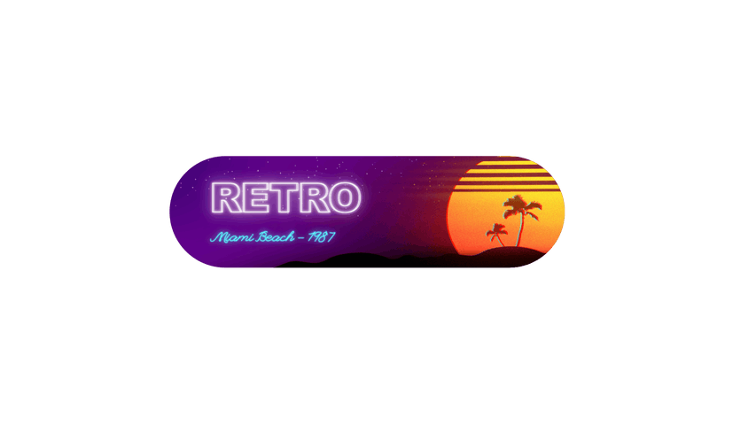Neon Retro Title 2 - Original - Poster image