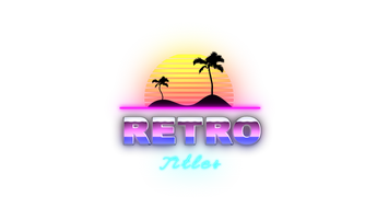 Neon Retro Title 5 Original theme video