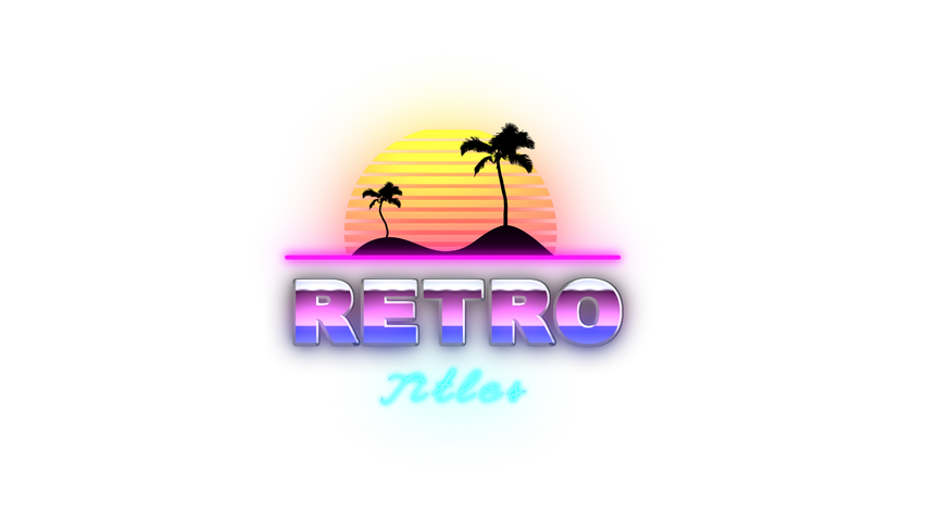 Neon Retro Title 5 - Original - Poster image
