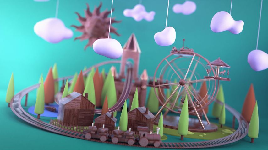 Toy Theme Park - Original - Poster image
