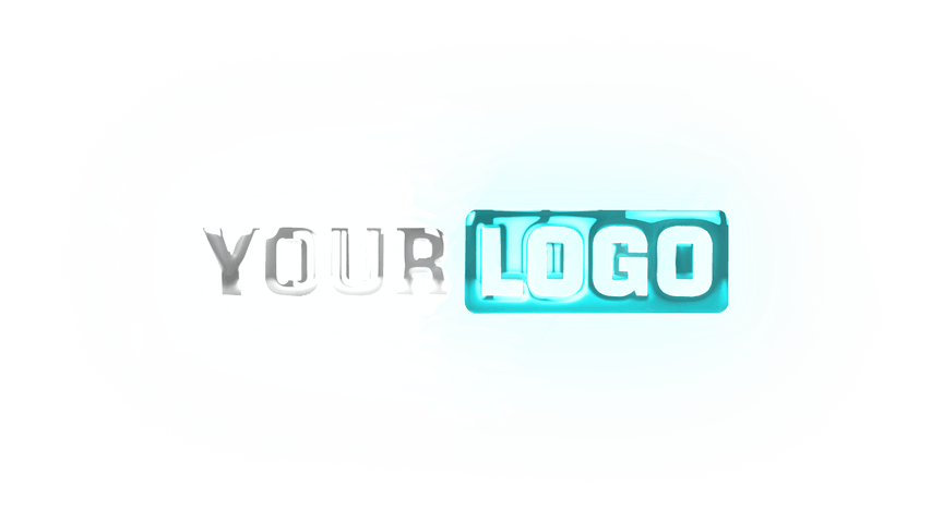 Glossy Reflection Loop - Your Logo - Poster image