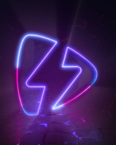 Fast Neon Ray Reveal - Post - Original - Poster image
