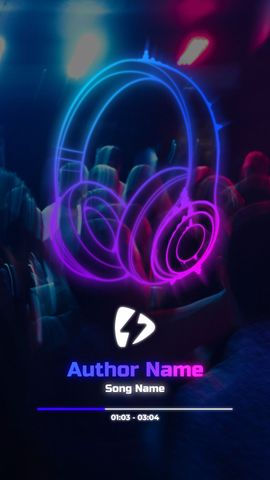 Headphones Visualizer - Vertical - Original - Poster image