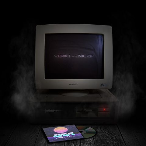 Old PC Visualizer - Square - Original - Poster image