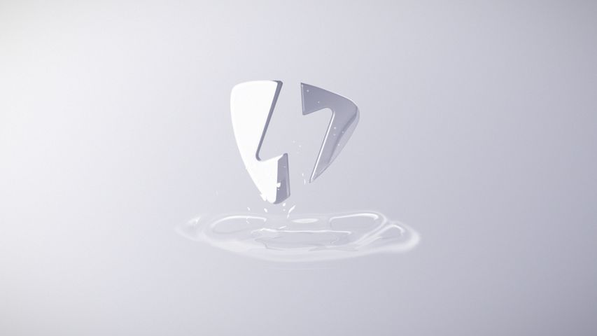 Simple Liquid Logo - Horizontal - Original - Poster image