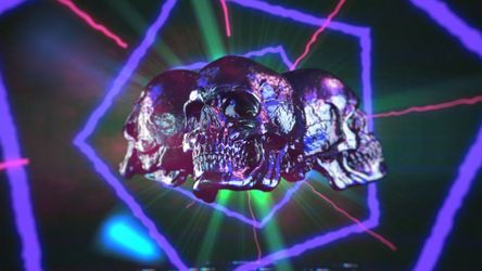 Dance Of The Metallic Skulls - Original - Poster image