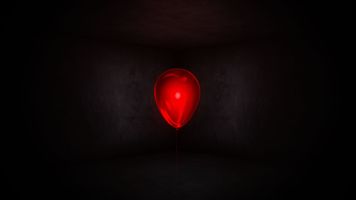 Creepy Balloon Intro Logo Version Red Balloon theme video