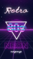 Neon Retro Stories 1 Original theme video