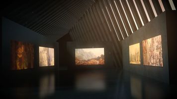 AI Art Gallery Original theme video