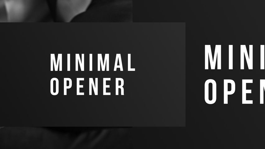 Minimal Opener Promo - Original - Poster image