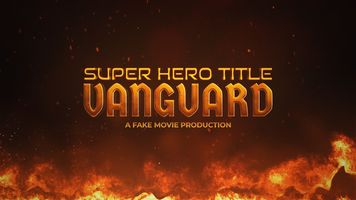 Super Hero Title Design Original theme video