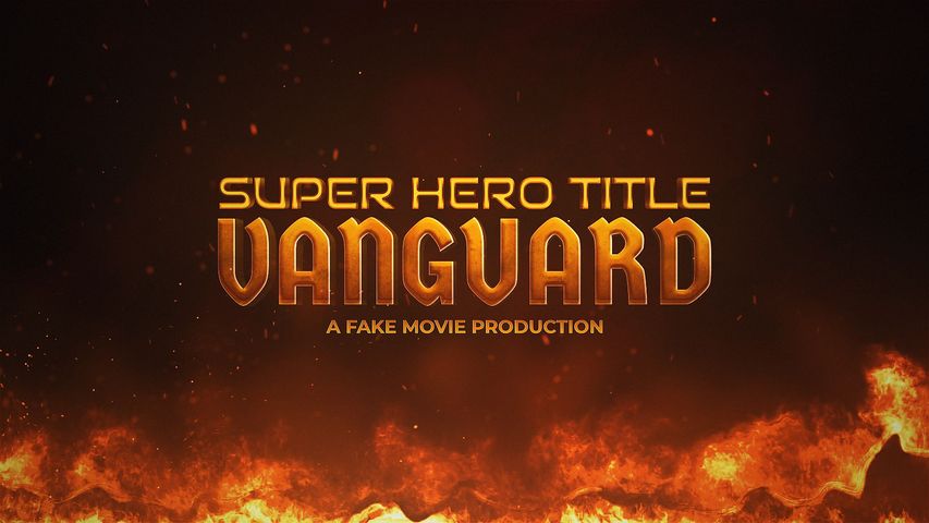 Super Hero Title Design - Original - Poster image