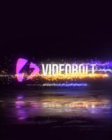 Fast Particles Logo Reveal - Post Purple Logo theme video