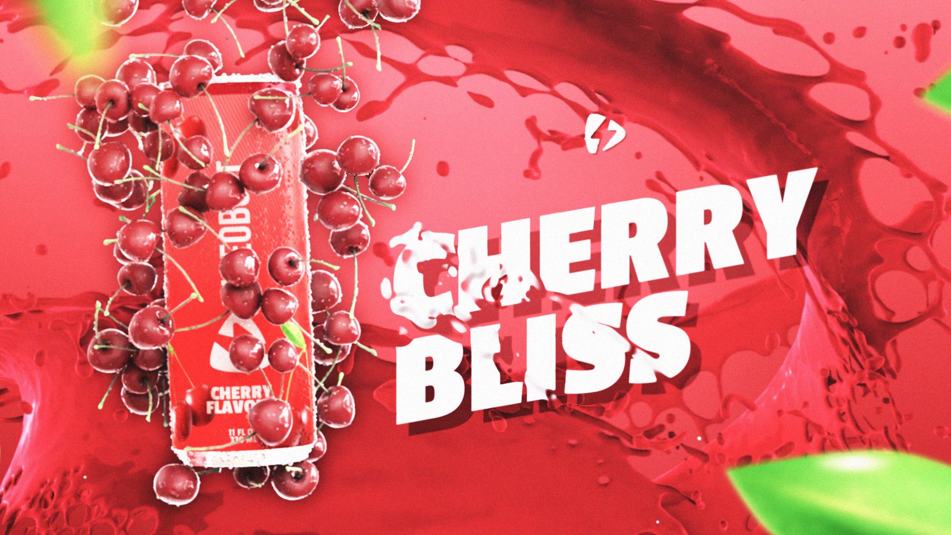 Cherry Bliss - 3D Can Mockup Promo