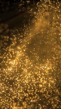 Gold Dust Particles Background - Vertical - Original - Poster image