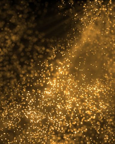 Gold Dust Particles Background - Post - Original - Poster image