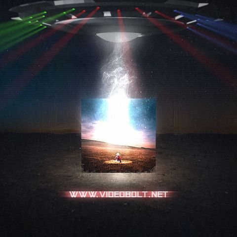 UFO Dance - Square - Original - Poster image