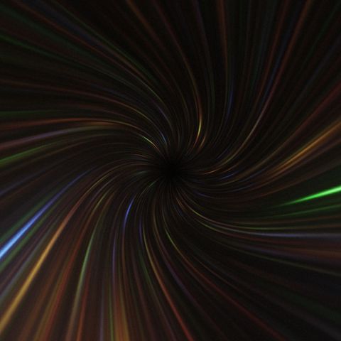 Infinity Tunnel Background - Square - Original - Poster image