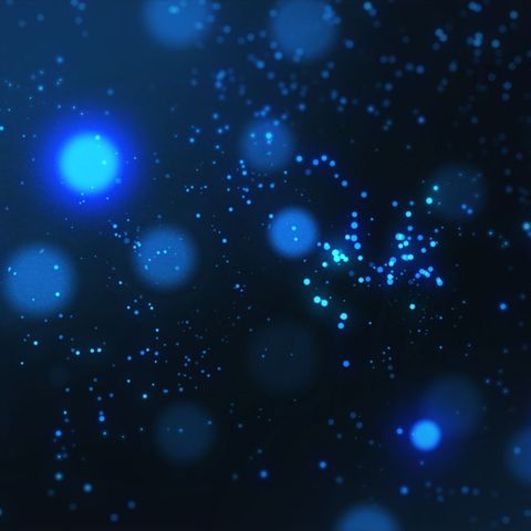 Glowing Particles Background - Square - Original - Poster image