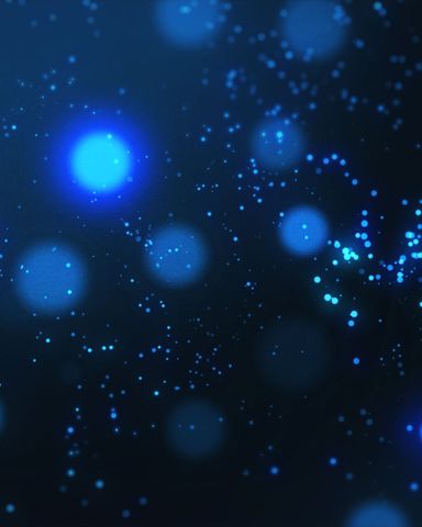 Glowing Particles Background - Post. - Original - Poster image