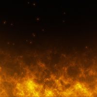 Flame Background - Square Original theme video